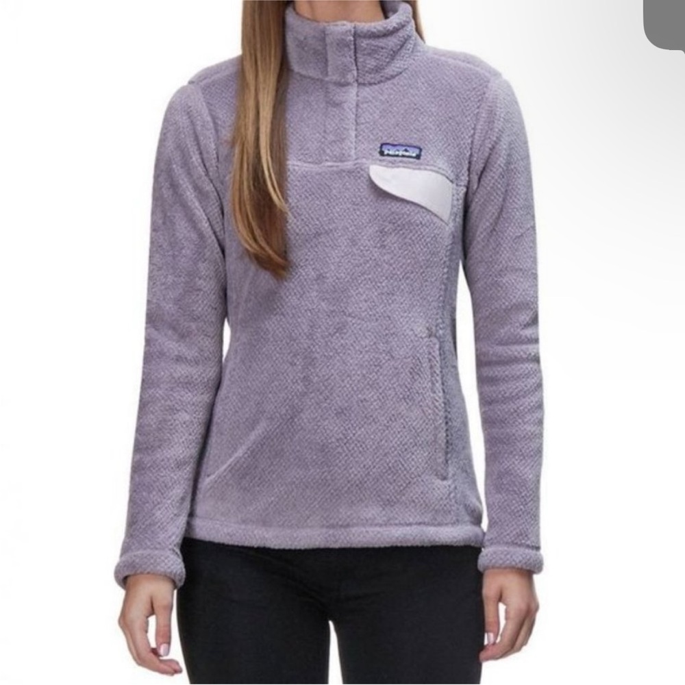Patagonia Smokey Violet Re-tool Snap-t® Fleece Pullover Size XS